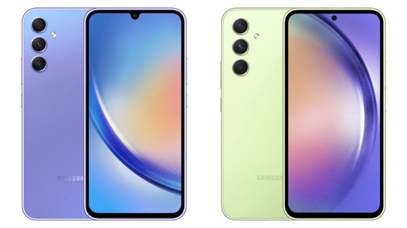 رندرهای جدید از میان‌رده‌های محبوب گلکسی A34 و A54 سامسونگ فاش شد