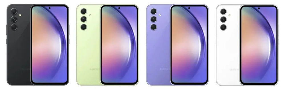 رندرهای جدید از میان‌رده‌های محبوب گلکسی A34 و A54 سامسونگ فاش شد