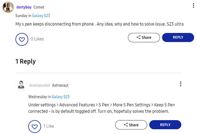 کاربران گلکسی S23 اولترا از مشکل عملکرد قلم S Penخبر دادند