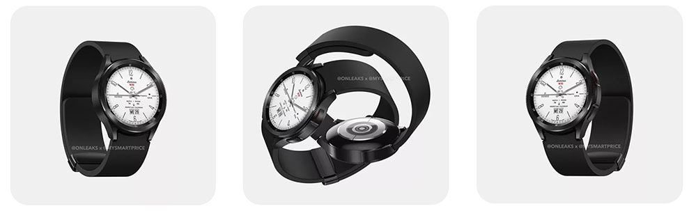 رندرهای گلکسی واچ 6 کلاسیک، بازگشت حاشیه چرخان در ساعتهای هوشمند سامسونگ را به تصویر میکشد