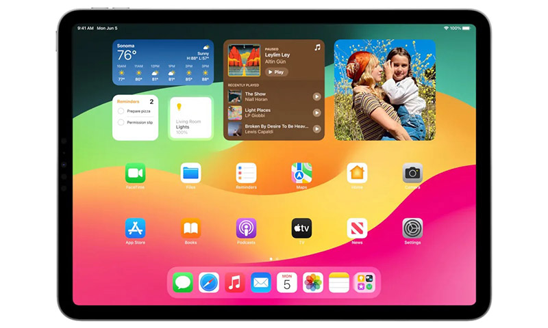 اپل iPadOS 17 را با ویجت‌های تعاملی و شخصی‌سازی لاک‌اسکرین معرفی کرد