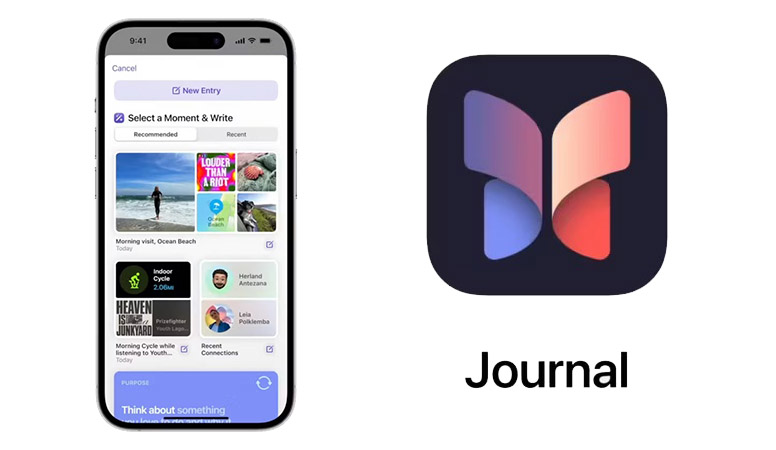 با اپلیکیشن Journal اپل، افکار و فعالیت‌های خود را با پیشنهادات شخصی ثبت کنید